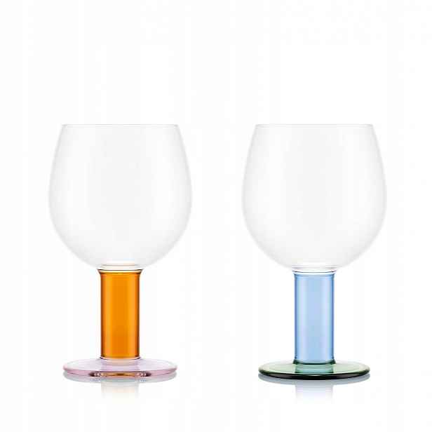 Bodum skleničky na víno 2 ks MoMA Chunky 0.3L vícebarevné