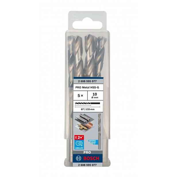 Bosch - Sada vrtáků do kovu, 10x133 mm, 5 ks 2608595077