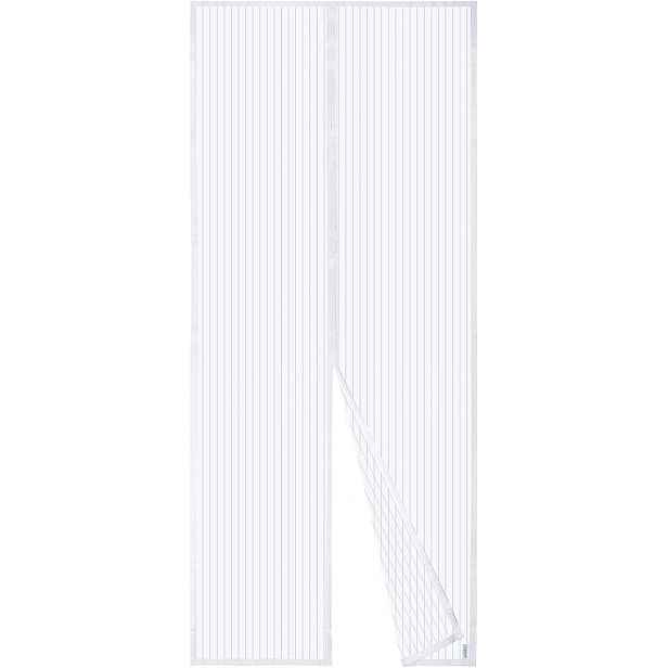 Moskytiéra Apalus 80x210 cm magnetická bílá na dveře bez vrtání