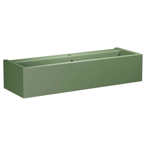 Kerasan KANAAL keramické umyvadlo 120x40cm, verde mat