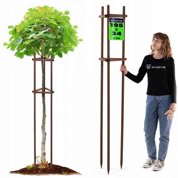 Podpěra Pro Rostliny Keřů Zahradní Impregnovaná Trojnožka Fi 28 195 cm