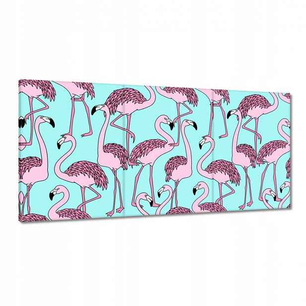 Obrazy 180x90 Růžové Flamini Flamingo
