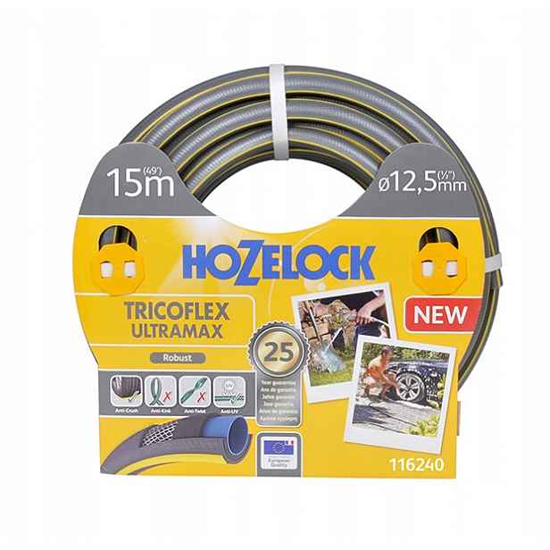Zahradní hadice Hozelock Tricoflex Ultramax, průměr 12, 5 mm (1/2") 15 m
