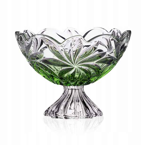 Bohemia Flora Zelená Gradientová Mísa N/n 285 MM