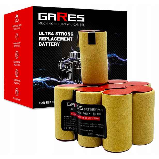 Náplň do Akumulátor Baterie pro Sparky 3,0Ah 12V Ni-MH
