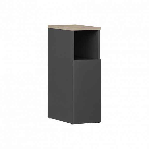 Vicco NOČNÍ STOLEK Enton Anthracite/Sonoma 20 x 59.5 cm s 1 dveřmi