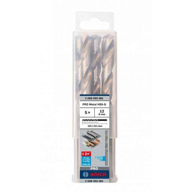 Bosch - Sada vrtáků do kovu, 12x151 mm, 5 ks 2608595081