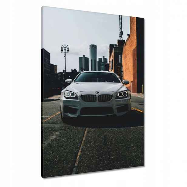 Obrazy 70x100 Bílé sportovní Bmw
