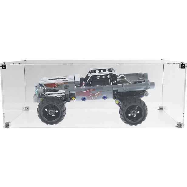 Vitrína Drewlandia pro stavebnici Lego 42090 Technic Monster truck padouchů