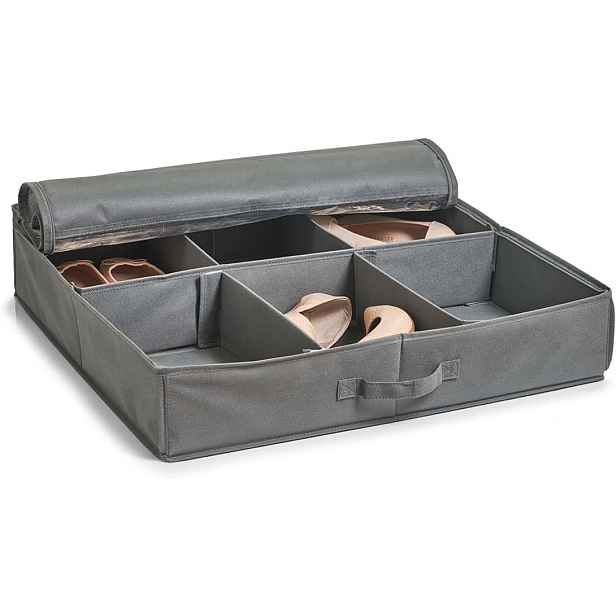 Zeller Present Organizér na boty, uloží 6 párů bot - 60x60x13, šedý NON-W