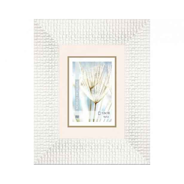 Fotorámeček Glamour 13x18 cm, bílý
