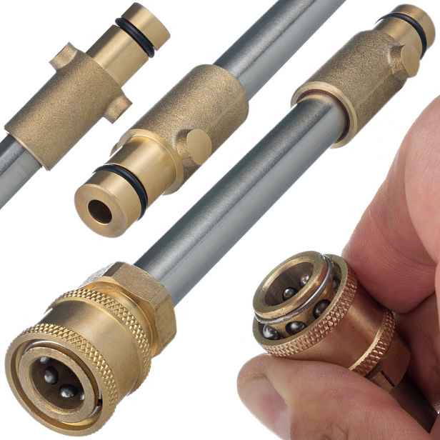 TEMU Lance / Adaptér 1/4Qrc-Gerni Bayonet - Vysoká Kompatibilita s Nilfisk, Gerni, Husqvarna Podložkami - , Maximální Tlak 2000 PSI - Příslušenství