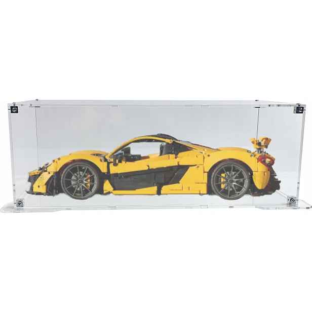 Vitrína s podstavcem Drewlandia pro stavebnici Lego 42172 Technic McLaren P1
