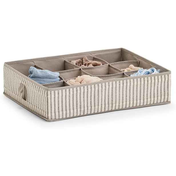 Zeller Present Organizér na spodní prádlo, 12 přihrádek 44x34x11, proužek