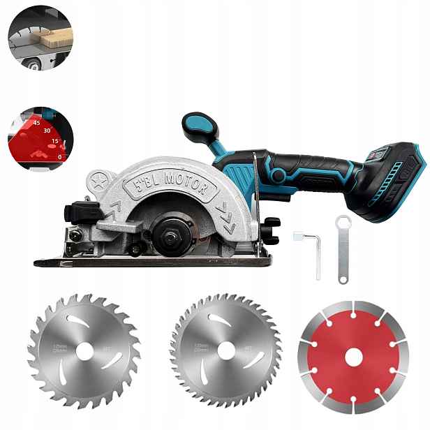 Ruční Kotoučová Pila Akumulátorová Pila 125MM pro Makita 18V