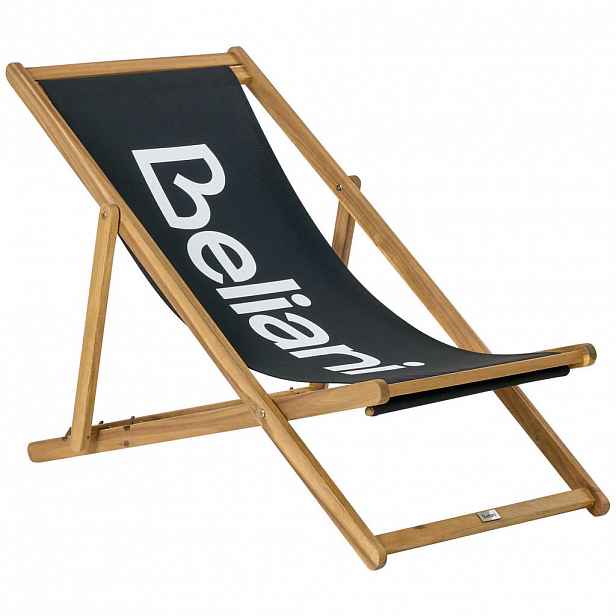 Beliani ZAHRADNÍ LEHÁTKO Černé Anzio