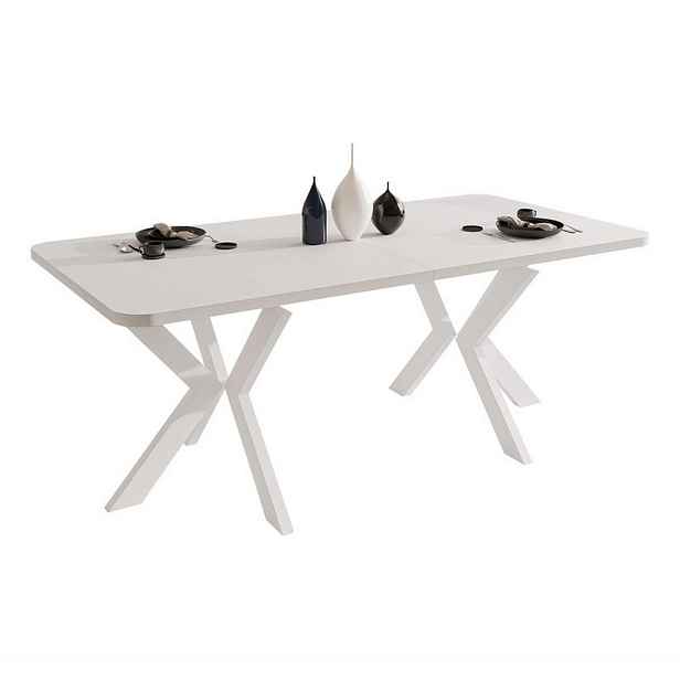 Idohome JÍDELNÍ STŮL DANTON rozkládací 200/100/76 cm, bílý