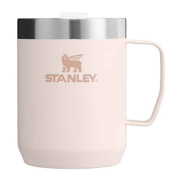 Světle růžový termo hrnek z nerezové oceli 230 ml Stay-Hot Camp Mug Rose Quartz – Stanley