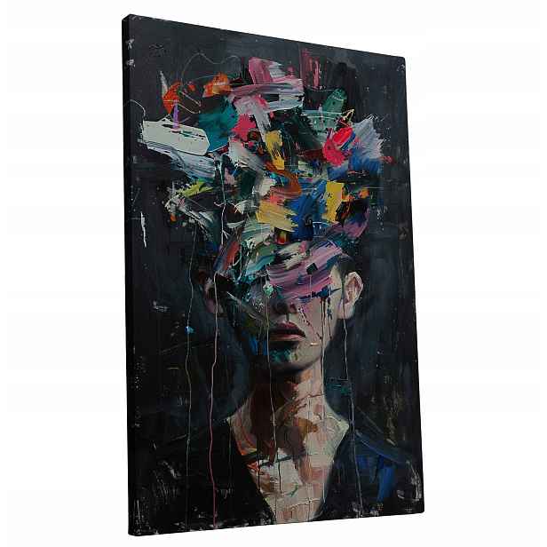 Obraz na plátně Moderní Barevný módní Žena do domu pokoje obýváku 60x90