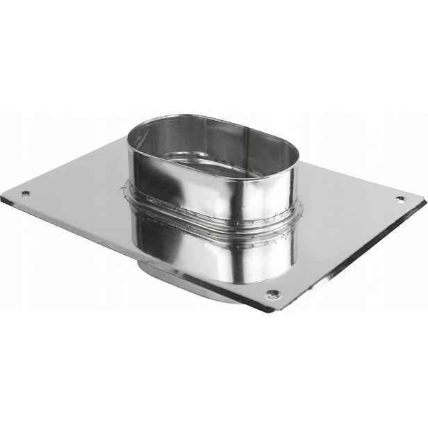 Komínová Střešní Deska Oválná 120x220 Žáruvzdorná Vložka Ovál Pelety 1,0 mm