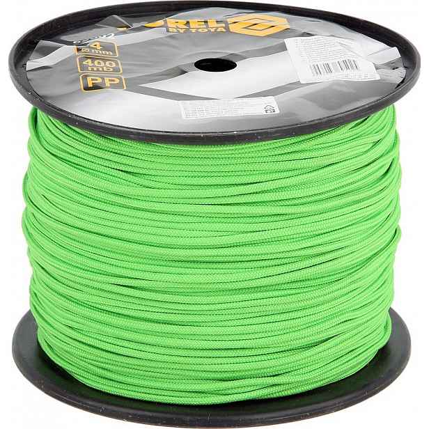 Pletené Lano Provázek Vorel Pp 4mm 400m Odolné Uv Stabilní Jádro