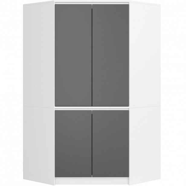 RAUMHIRSCH FURNITURE SKŘÍŇ bílá, šedá 180/100/50