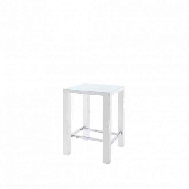 Venda BAROVÝ STŮL, bílá, 80/80/108 cm - Barové stoly - 000196065001