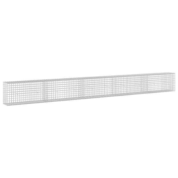 vidaXL Gabion s drátem 5 mm a síťkou 5x5 cm 500x30x50 cm