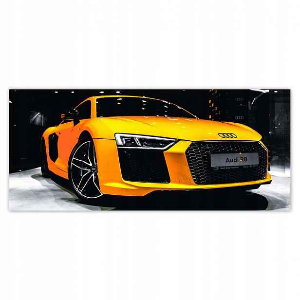 Fototapety 211x91 Žluté Audi R8