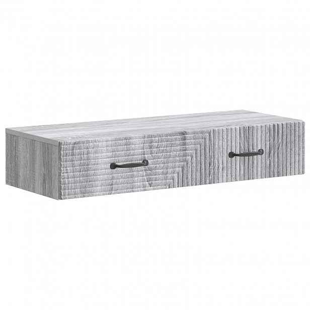 vidaXL Nástěnný boční stůl 87,5 x 34,5 x 17 cm Kompozitní dřevo