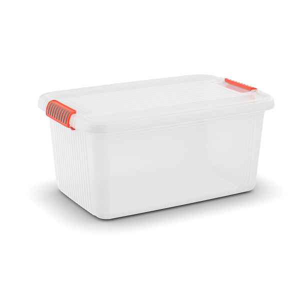 KIS K Latch 85630000719 Box 43 L, průhledný / oranžový