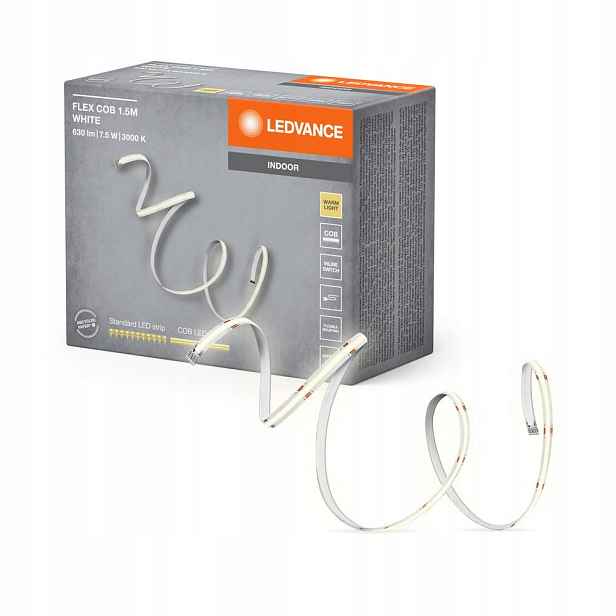 Led pásek 7,5W 3000K Teplá bílá 1,5M Cob Ledvance