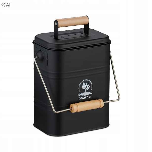 Nádoba 3,5 l kovová s víkem Relaxdays