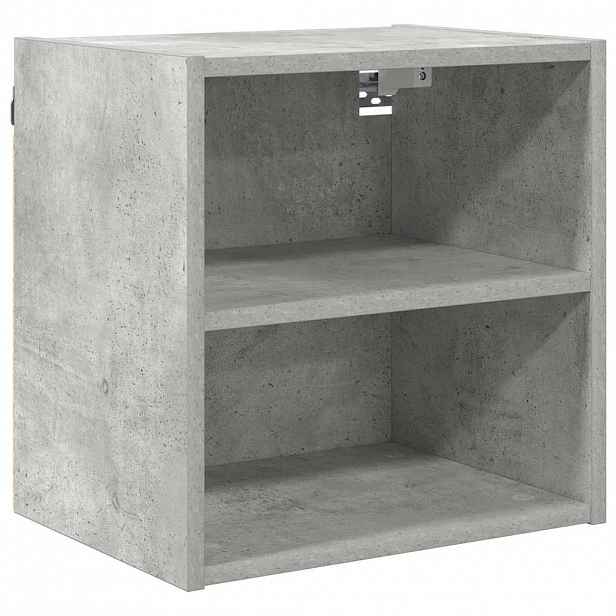 vidaXL Závěsná skříňka Betonově šedá 40 x 29,5 x 40 cm