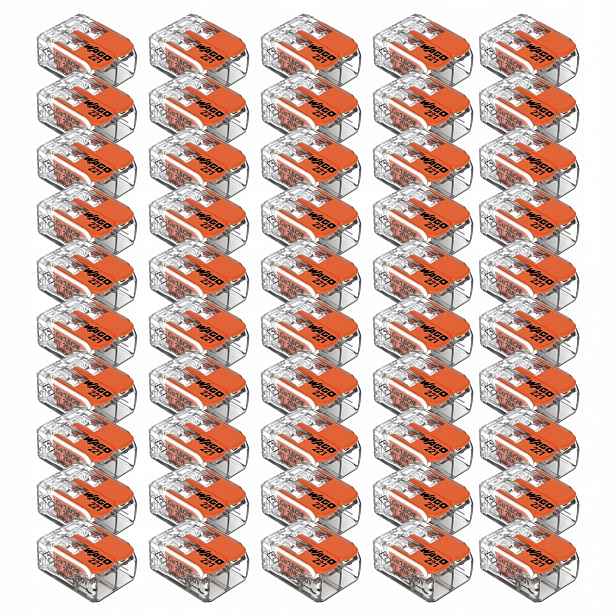 Wago 221-412 rychlospojka univerzální spojka drát lanko 2x4mm2 50 ks