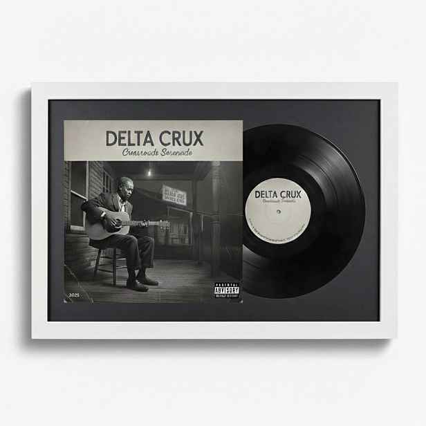K-Möbel RÁM NA GRAMOFONOVÉ DESKY 40/60 na obal a vinylovou desku