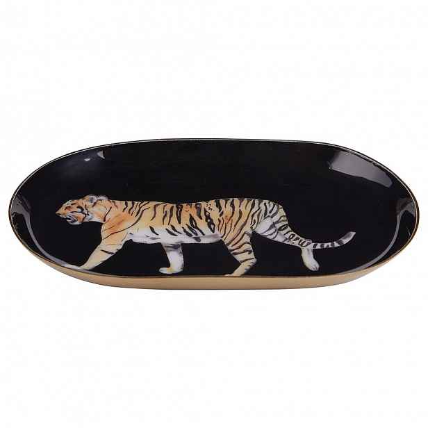 Butlers MONTEVERDE Dekorační podnos tygr 13 cm