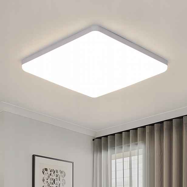 Lampa Lazienkowa Sufitowa Lampa Plafon Led Biały Nowoczesna 4500K 43W