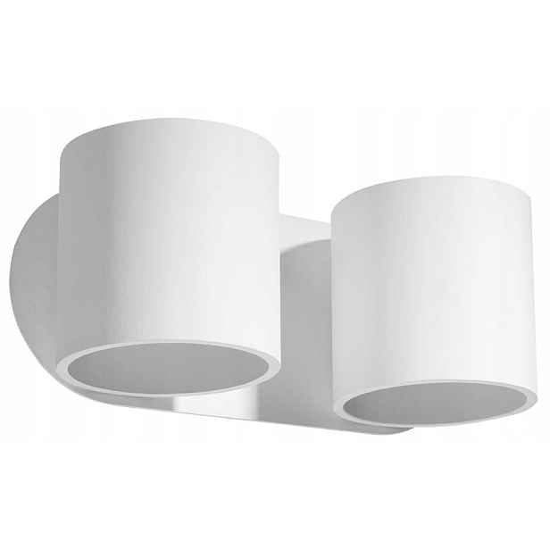 Nástěnné svítidlo Sollux Orbis 2 bílé SL.0659 Nástěnné svítidlo