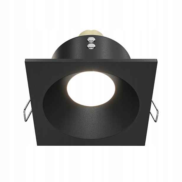 Stropní svítidlo, moderní, černá, čtvercová lampa Maytoni