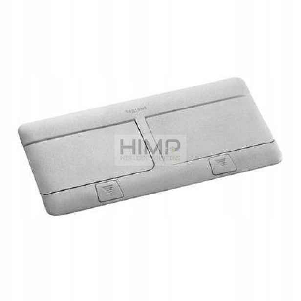 Plechovka pro podlahovou desku Aluminium 8 modul Legrand