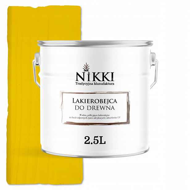 Lakovačka Na Dřevo 3V1 Extra Lazura Žlutá Polomatná 2.5 L Ochranná Uv Ochrana
