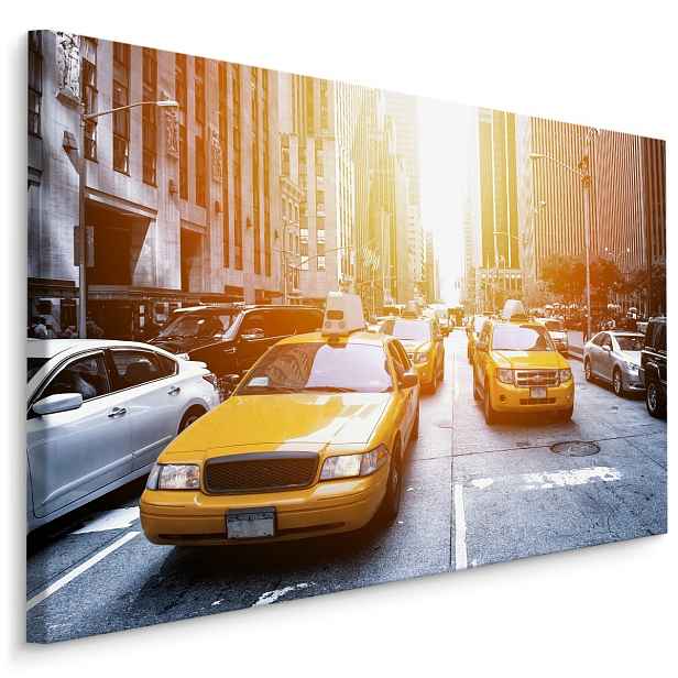 Plátno New York City Taxi 3D Varianta: 70x50