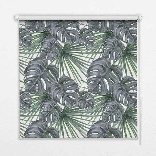 TULUP VNITŘNÍ roleta - okenní roleta - roleta - 150 x180 cm - Listy