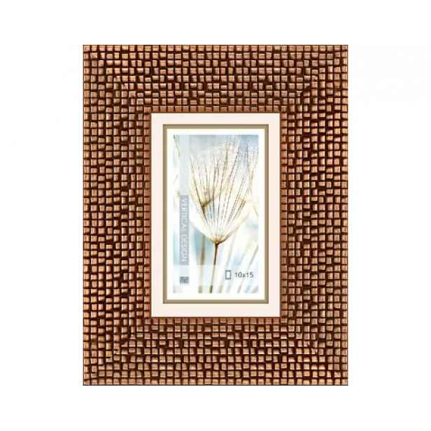 Fotorámeček Glamour 10x15 cm, měděný