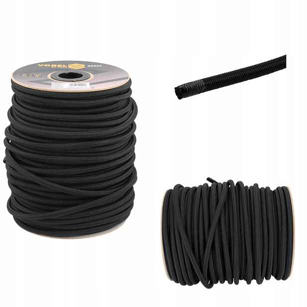 Elastická Pletená Šňůra 12 MM 100 M Vorel 69553