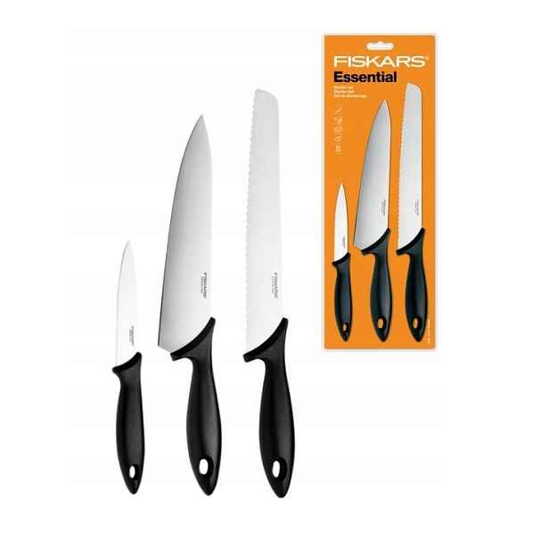 Fiskars Sada 3 Nožů Šéfkuchaře, Ostré