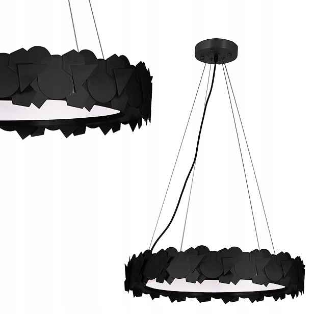 Závěsná Led lampa Milagro Soho ML6157 Černá 24W 50 cm Teplá 3000K Regulovatelná