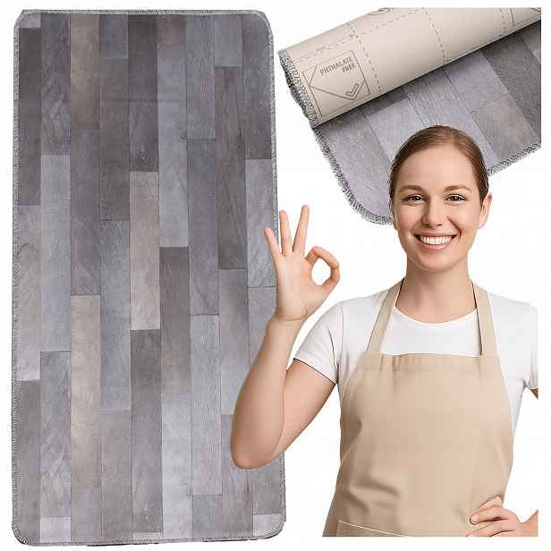 Kuchyňská podložka 70x120 Pvc voděodolná a protiskluzová koberec běhoun je odolný a teplý