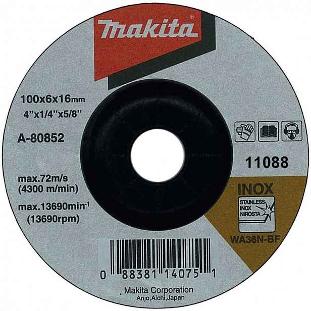 Makita - Brusný kotouč na nerezovou ocel 100x16 mm A-80852